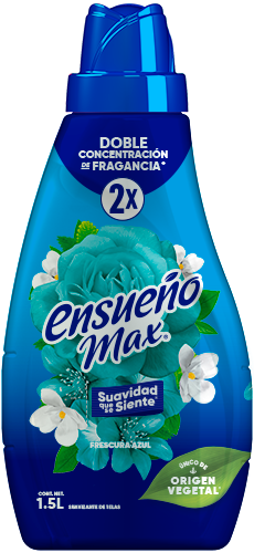 Suavizante de ropa Ensueño Max Frescura Azul 1.5L