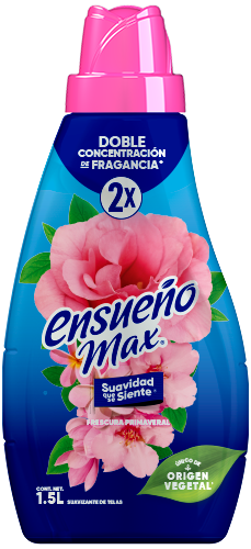 Suavizante de ropa Ensueño Max Frescura Primaveral 1.5L