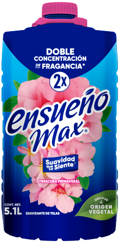 Suavizante de telas Ensueño Max Frescura Primaveral 5.1L