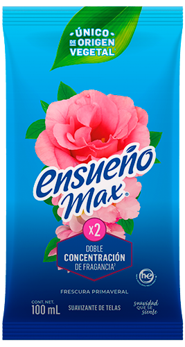 Suavizante de telas Ensueño Max Frescura Primaveral 100mL