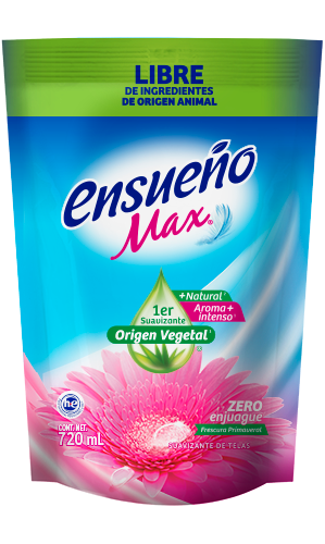 Suavizante de telas Ensueño Max Frescura Primaveral 720mL