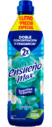 Suavizante de ropa Ensueño Max Frescura Azul 1L