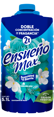 Suavizante de telas Ensueño Max Frescura Azul 5.1L