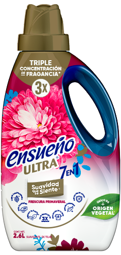 Suavizante de ropa Ensueño Ultra 1 en 7 Frescura Primaveral 2,6L