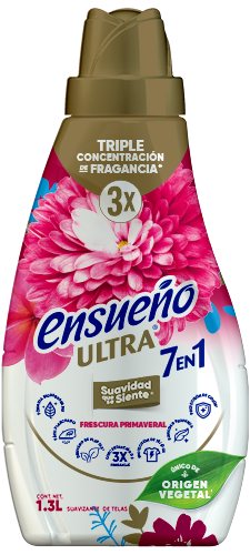 Suavizante de ropa Ensueño Ultra 1 en 7 Frescura Primaveral 1,3L